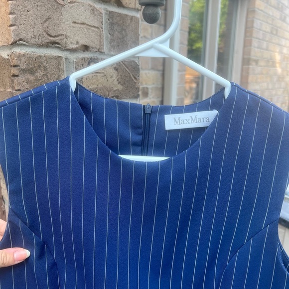 MAXMARA Striped Blue Tank Sleeveless Top Women’s Size small - Picture 5 of 10